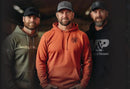 Smith & Wesson® Sleeve Logo Long Sleeve Pullover Hoodie in Saddle Brown