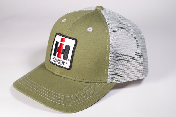 IH® INTERNATIONAL HARVESTER® Green and Grey Trucker Cap