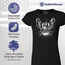 Smith & Wesson® Women's Filagree Reverse Fill Logo Premium Tee in Iceberg