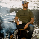 Smith & Wesson® Stacked Logo Men's Short Sleeve Tee - Military Green