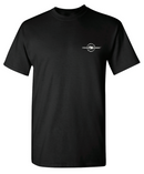 Trademarked® – Blue Collar American Skull Tee in Black