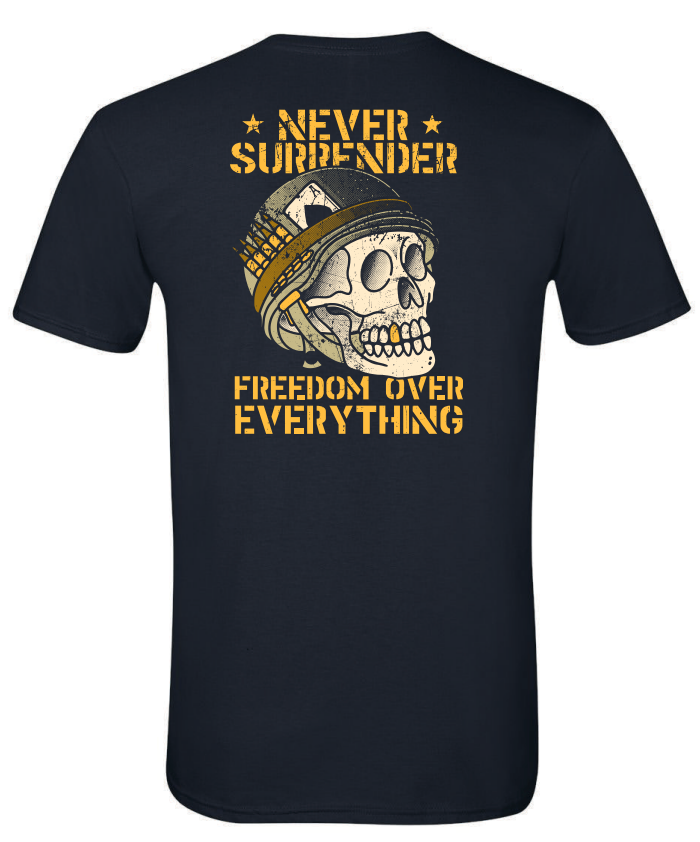 ☆FREEDOM☆ Freedom Logo Sleeveless Navy FD23MMSL0620NV Kick Brass® – Never Surrender, Freedom Over Everything