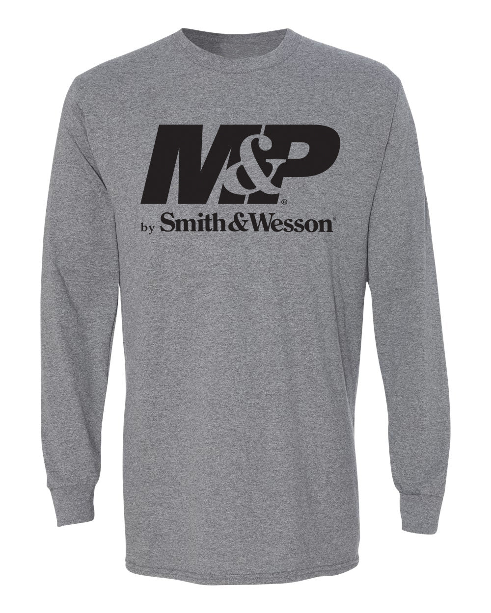 M&P® by Smith & Wesson® Long Sleeve Logo Tee Shirt in Nickel