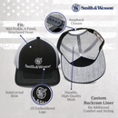 Smith & Wesson® Two-Tone Black & Grey Trucker Cap