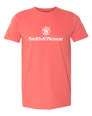 Smith & Wesson® Authentic Logo Tee in Coral Silk