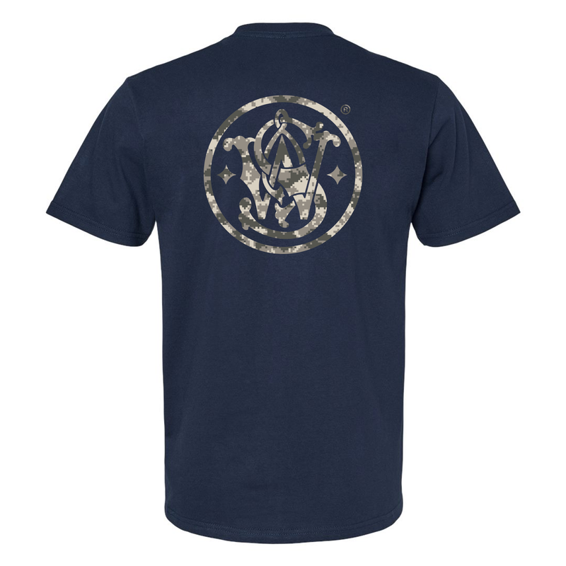 Smith & Wesson® Digital-Camo Filled Circle Logo Men's Tee