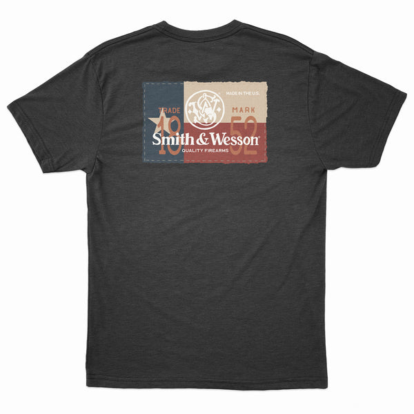 Smith & Wesson® Texas Flag 1852 Trademark Premium Tee – Black