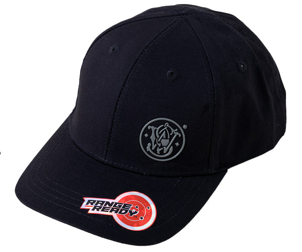 Range Ready™ Smith & Wesson® Black Ripstop S&W Meatball Logo Cap