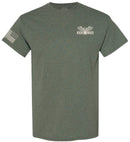 Kick Brass - For God And Country Premium Tee in OD Heather