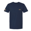 Kick Brass - For God And Country Premium Tee in Navy