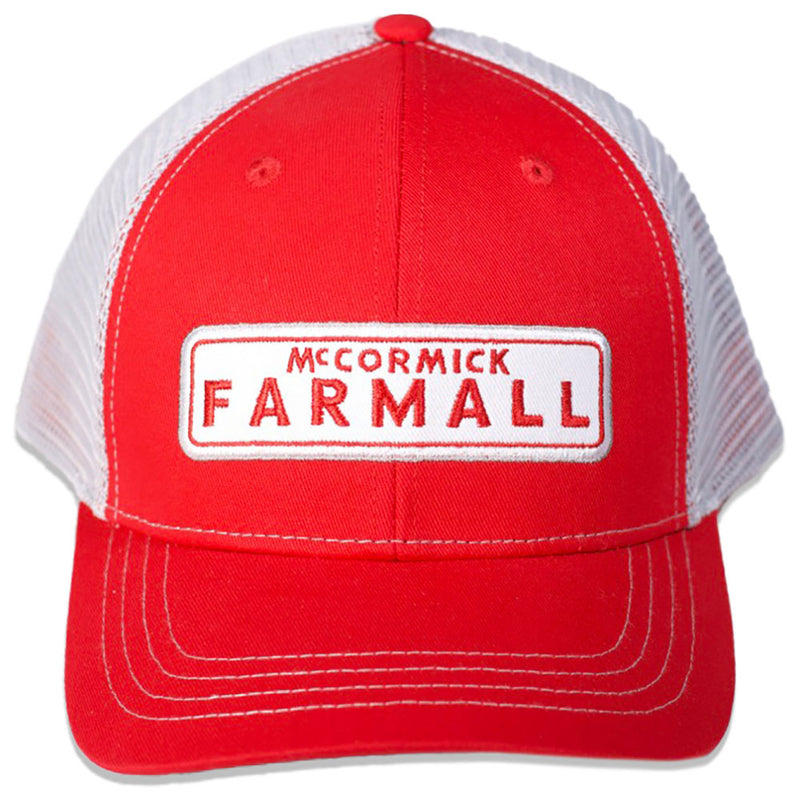 McCormick FARMALL® Red & Light Grey Mesh Back Trucker Cap