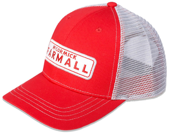 McCormick FARMALL® Red & Light Grey Mesh Back Trucker Cap