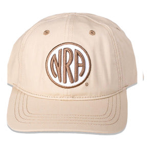 NRA® Tan Patch Cap with Digital Camo Backer