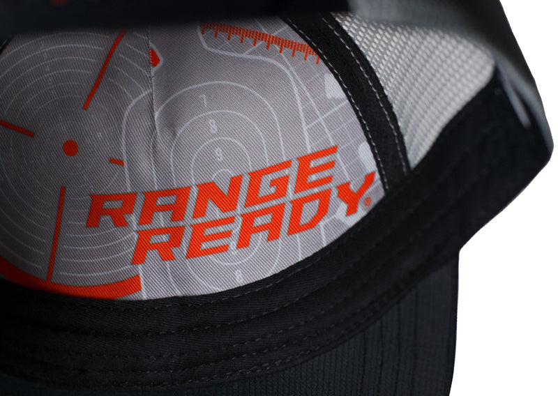 M&P® Range Ready™ Logo Cap Trucker Cap with Laser Cut Rubber Logo Front
