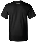 "Death Before Desk Job" Skull and Flag Premium Tee - Black