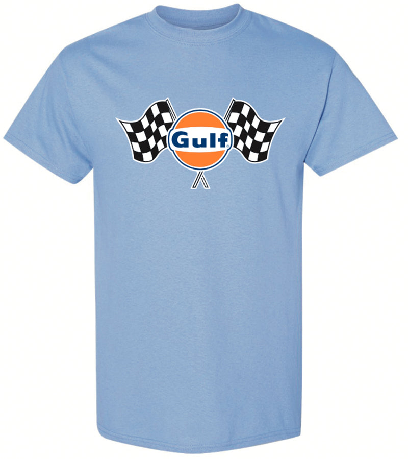 Gulf Oil One Mile Racing Premium Tee in Blue Jean