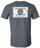 Gulf Oil Tin Sign Premium Tee in Granite Grey