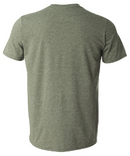 M&P® by Smith & Wesson® Flag & Logo Side by Side Premium Tee in O.D. Heather