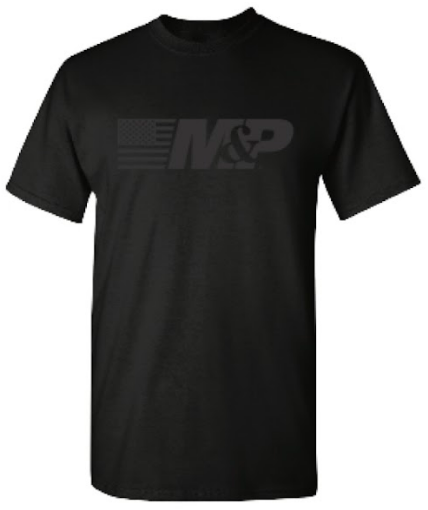 M&P® by Smith & Wesson® Flag & Logo Side by Side Premium Tee in Black