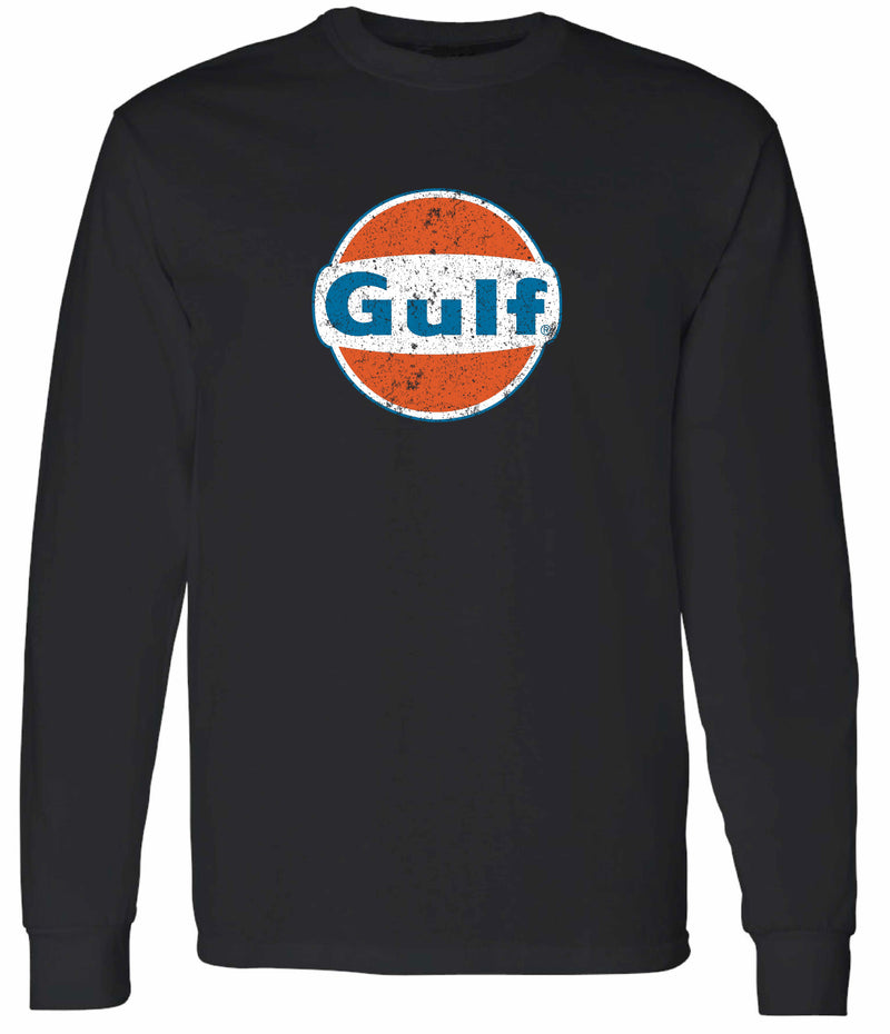Gulf Oil One Mile Classic Long Sleeve Tee in Black