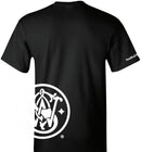 Smith & Wesson® Crewneck Wrap-Around Logo Short Sleeve Tee in Black