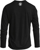 Smith & Wesson® Long Sleeve Tee with Vertical Logo & US Flag in Black