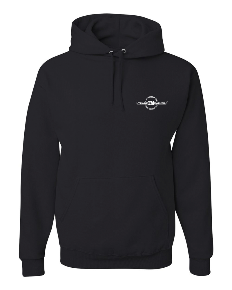 Blue Collar Patriot™ "TradeMarked®" Pullover Hoodie in Black