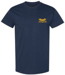 Kick Brass - Brass Club Skull Premium Tee in Navy