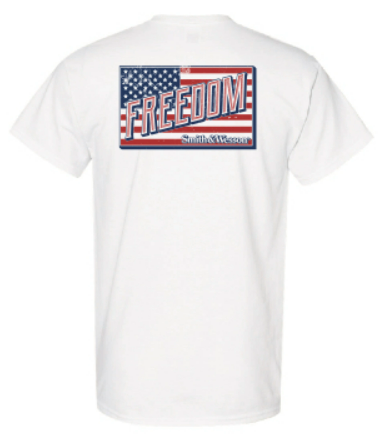 Smith & Wesson® Freedom USA Flag Premium Tee in White