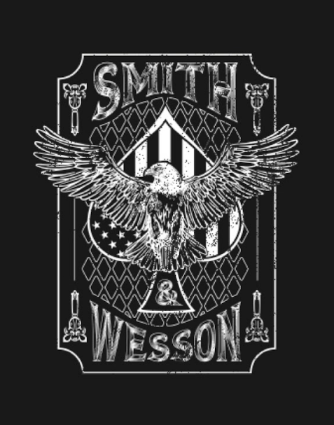 Smith & Wesson® Eagle Spade Playing Card Tee in Black
