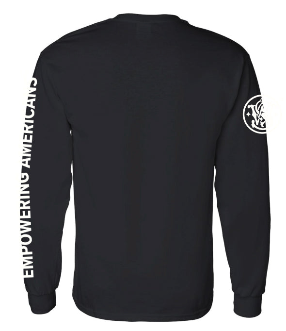 Smith & Wesson® Empowering Americans Long Sleeve Tee in Black