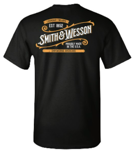 Smith & Wesson® Vintage Western Sign Tee in Black