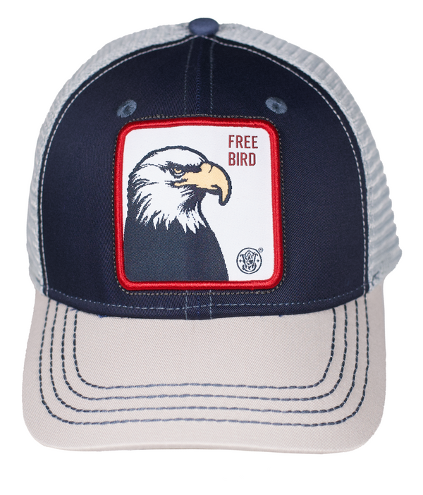 Smith & Wesson® Eagle Freedom "Free Bird"  Patch Trucker Hat