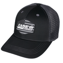 Case IH® Black & White Rubber American Flag Patch Trucker Hat