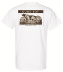 Hook & Trigger - Good Boy Hunting Club Premium Tee in White