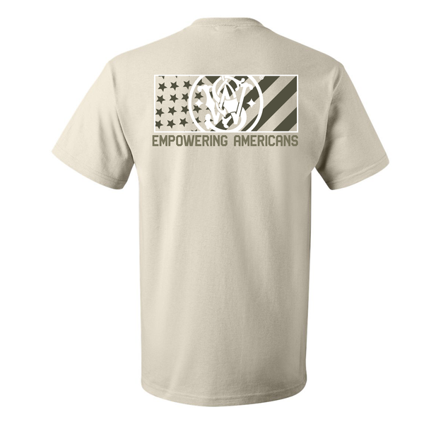 Smith & Wesson® – Meatball Empowering Americans Tee in Tan
