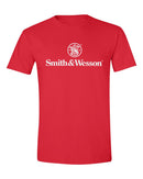 Smith & Wesson® Logo Men's Premium Short Sleeve Tee – Red