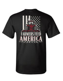 Case IH® Farmers Feed America Black Short Sleeve T-Shirt