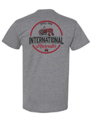 International Harvester® Vintage Badge Premium Short Sleeve T-Shirt Nickel Heather