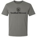 Smith & Wesson® Logo Men's Premium Short Sleeve Tee – Warm Grey