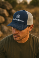 Smith & Wesson® Two-Tone Royal Blue & White Trucker