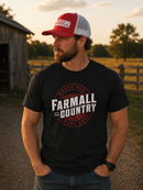 Farmall® Country Where Red Runs Deep Black Short Sleeve T-Shirt