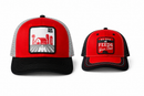 Daddy-N-Me Matching International Harvester ® Hats | Farm Fresh Adult + My Dad Feeds Your Dad Youth Trucker Hat Bundle