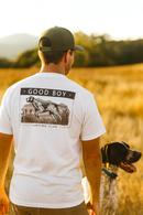 Hook & Trigger - Good Boy Hunting Club Premium Tee in White