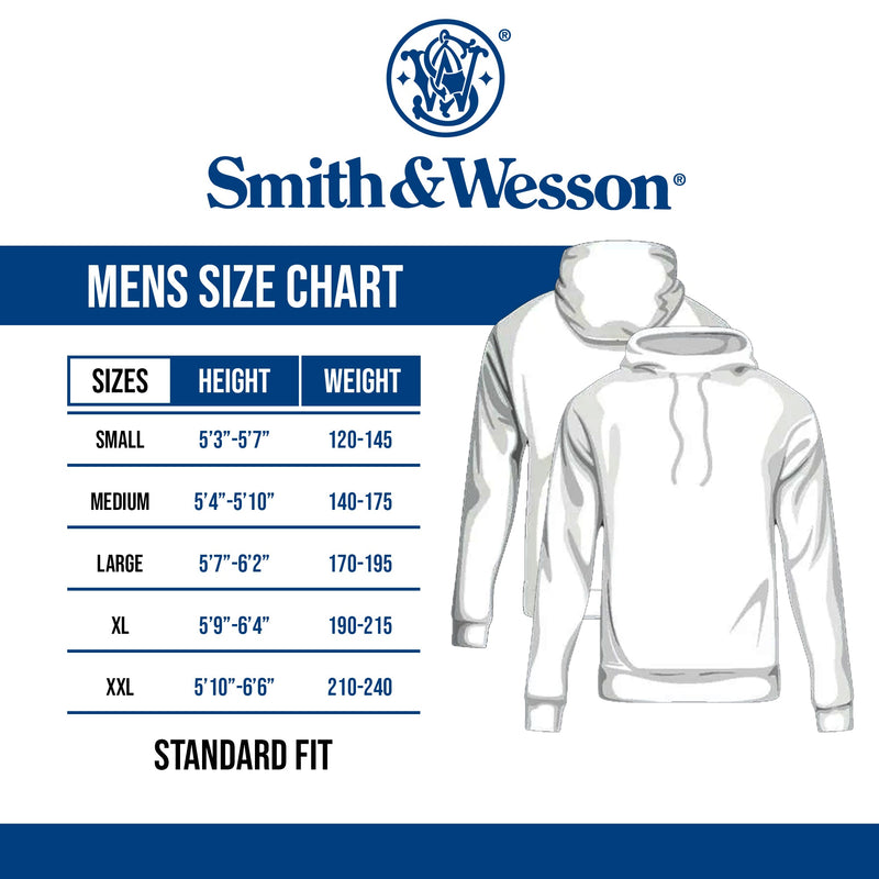 Smith & Wesson® Sleeve Logo Crewneck Sweatshirt in Athletic Heather