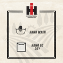 IH® INTERNATIONAL HARVESTER® Black & Grey Mesh Back Trucker Cap