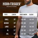 Hook & Trigger - Respect the Game Premium Tee in Black