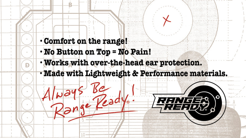 Range Ready™ NRA® Performance Cap with Round Die Cut Rubber Patch