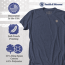 Smith & Wesson® Western Scene Tee Shirt in Denim Heather