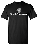 Smith & Wesson® Stacked Logo Men's Short Sleeve Tee - Black